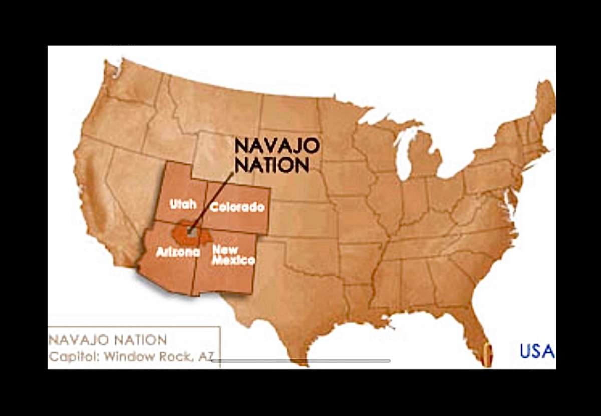 navajo tribe map